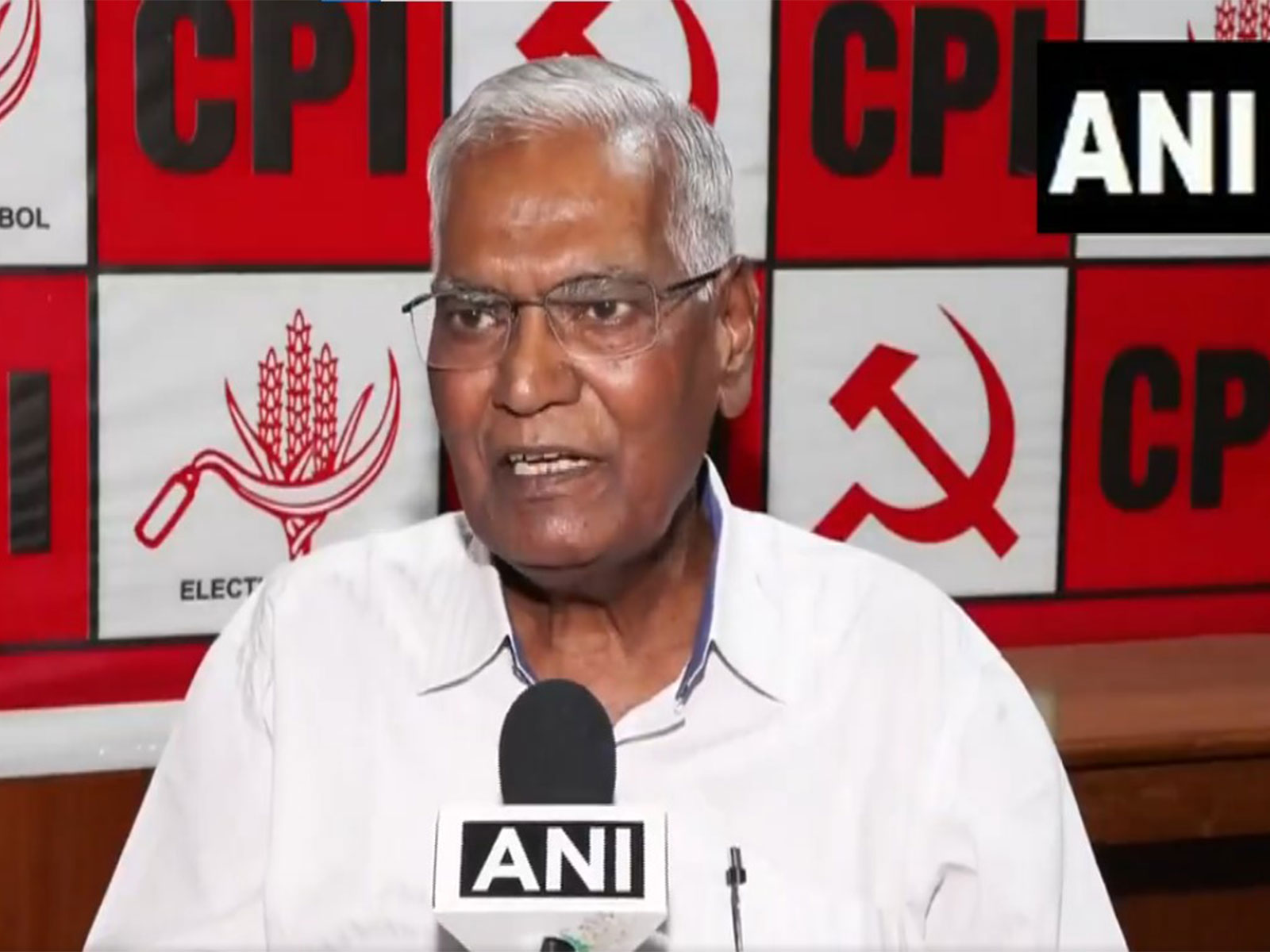 CPI leader D Raja (Photo: ANI) CPI leader D Raja (Photo: ANI)