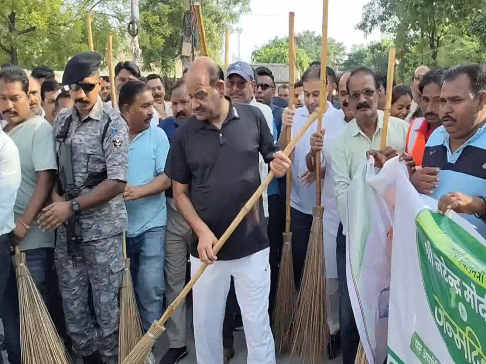 Lok Sabha Speaker Om Birla participates in cleanliness drive in Kota on PM Modi’s 75th birthday (Photo/ANI) Lok Sabha Speaker Om Birla participates in cleanliness drive in Kota on PM Modi’s 75th birthday (Photo/ANI)