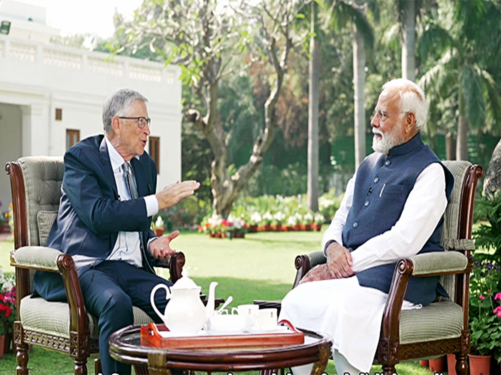 Prime Minister Narendra Modi with Microsoft co-founder Bill Gates at the PM's residence in March 2024 (File Photo/ANI) Prime Minister Narendra Modi with Microsoft co-founder Bill Gates at the PM's residence in March 2024 (File Photo/ANI)