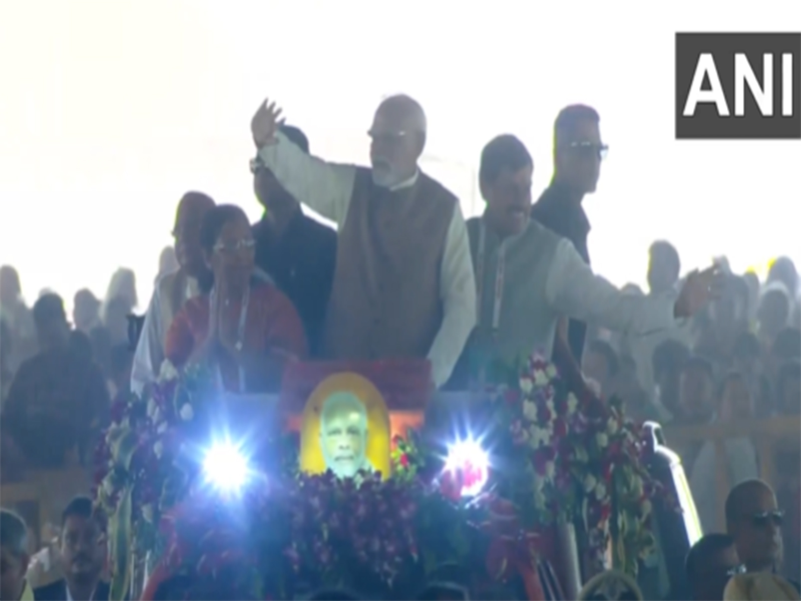 PM Modi visits Dhar on 75th birthday. (Photo/ANI)