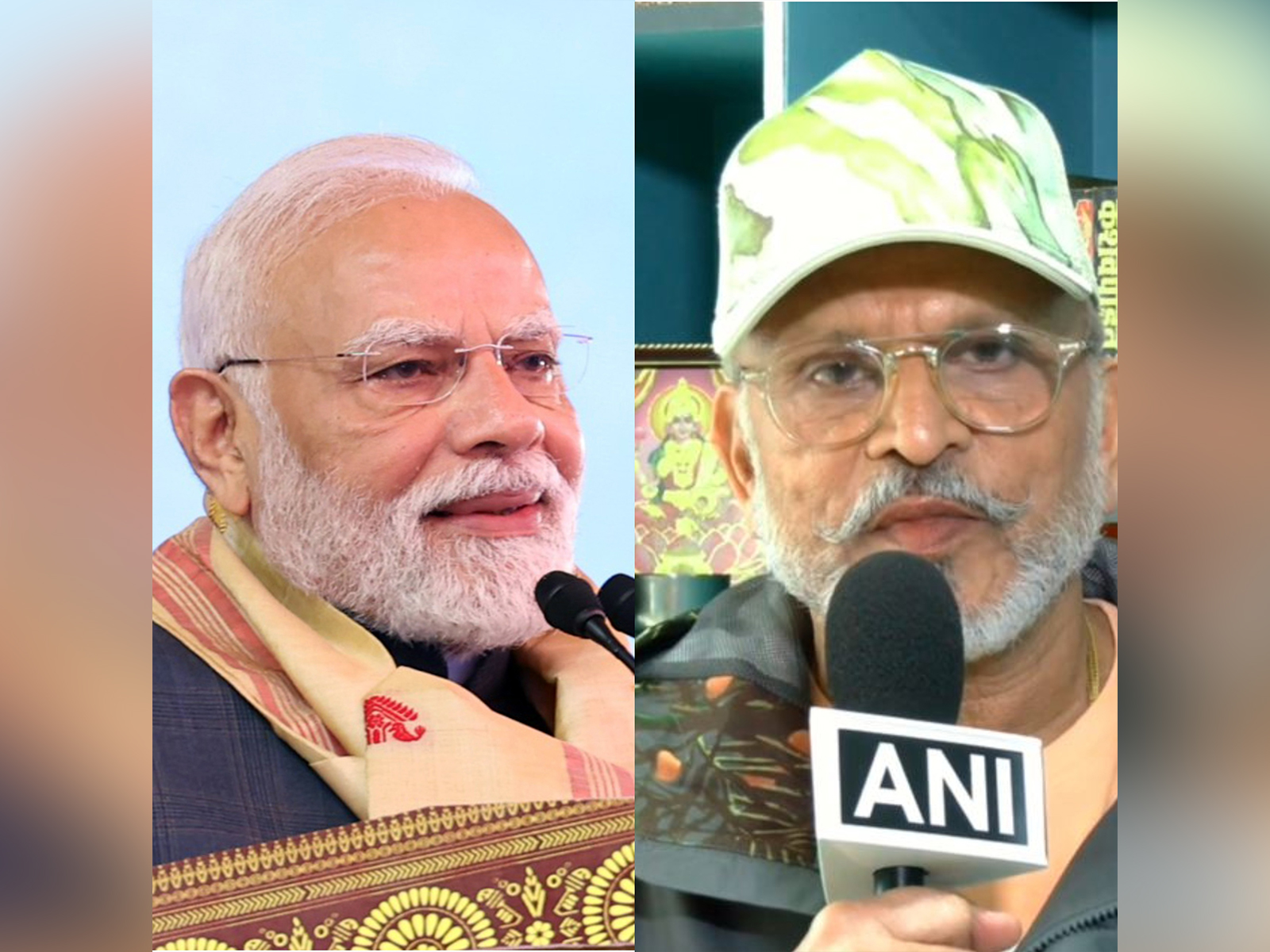 PM Modi, Annu Kapoor (Photo: ANI) PM Modi, Annu Kapoor (Photo: ANI)