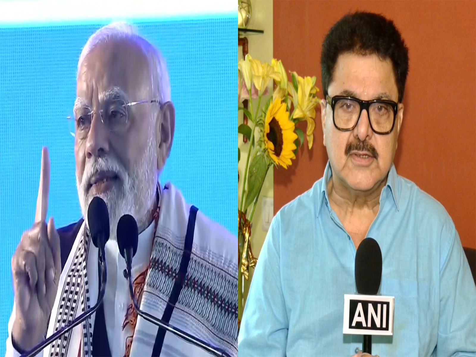 Prime Minister Narendra Modi (File Photo/ANI), Ashoke Pandit (Image source/ANI) 