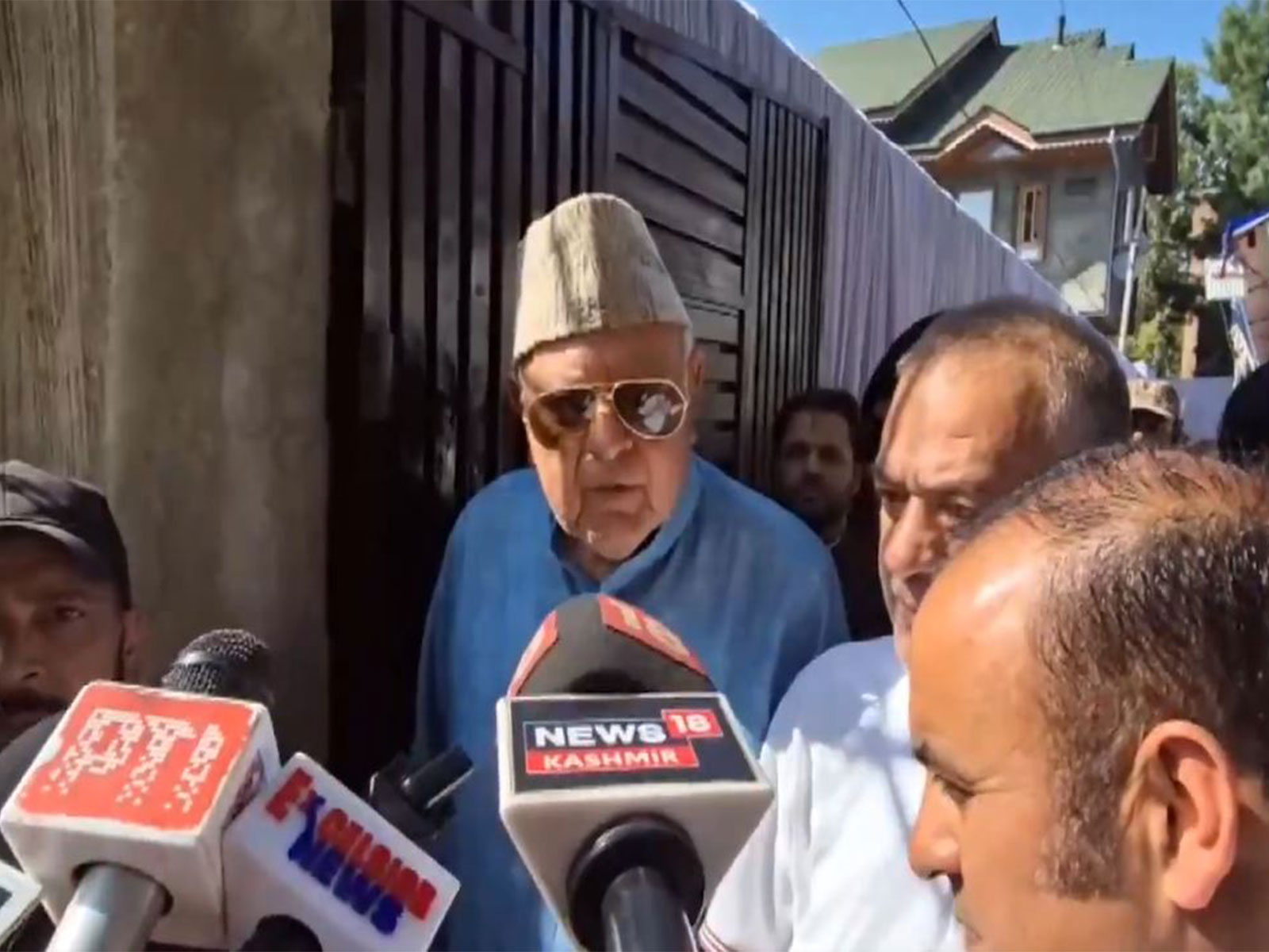 NC president Farooq Abdullah (Photo/ANI) NC president Farooq Abdullah (Photo/ANI)