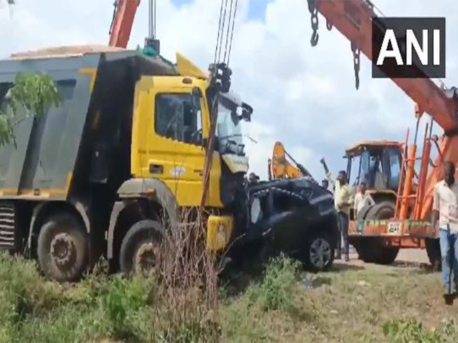 Visuals from the accident site (Photo/ANI)  Visuals from the accident site (Photo/ANI)