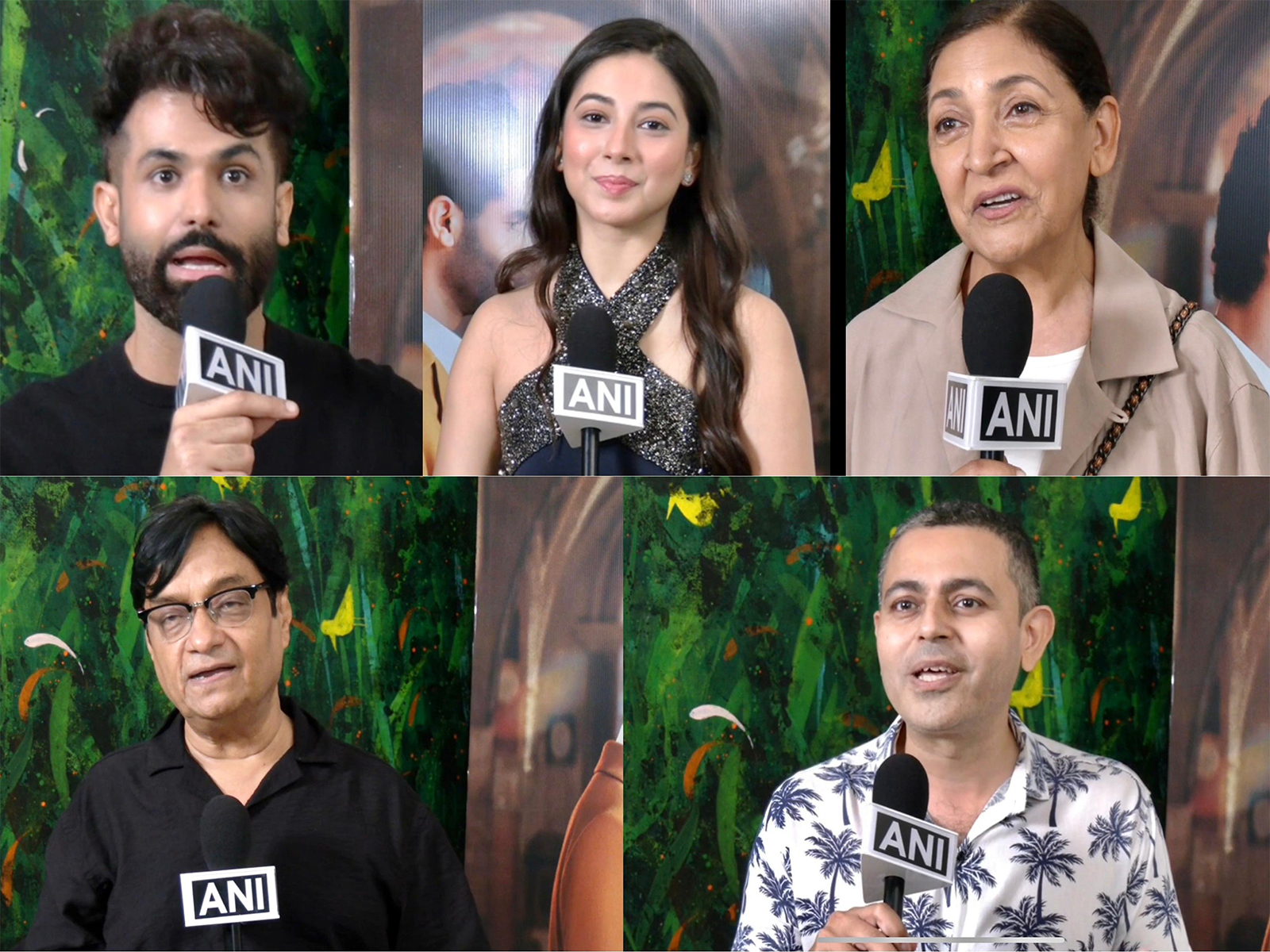 Jitesh Thakur, Alankrita Bora, Deepti Naval, Brijendra Kala, director Srinivas Abrol (Image source/ANI) 