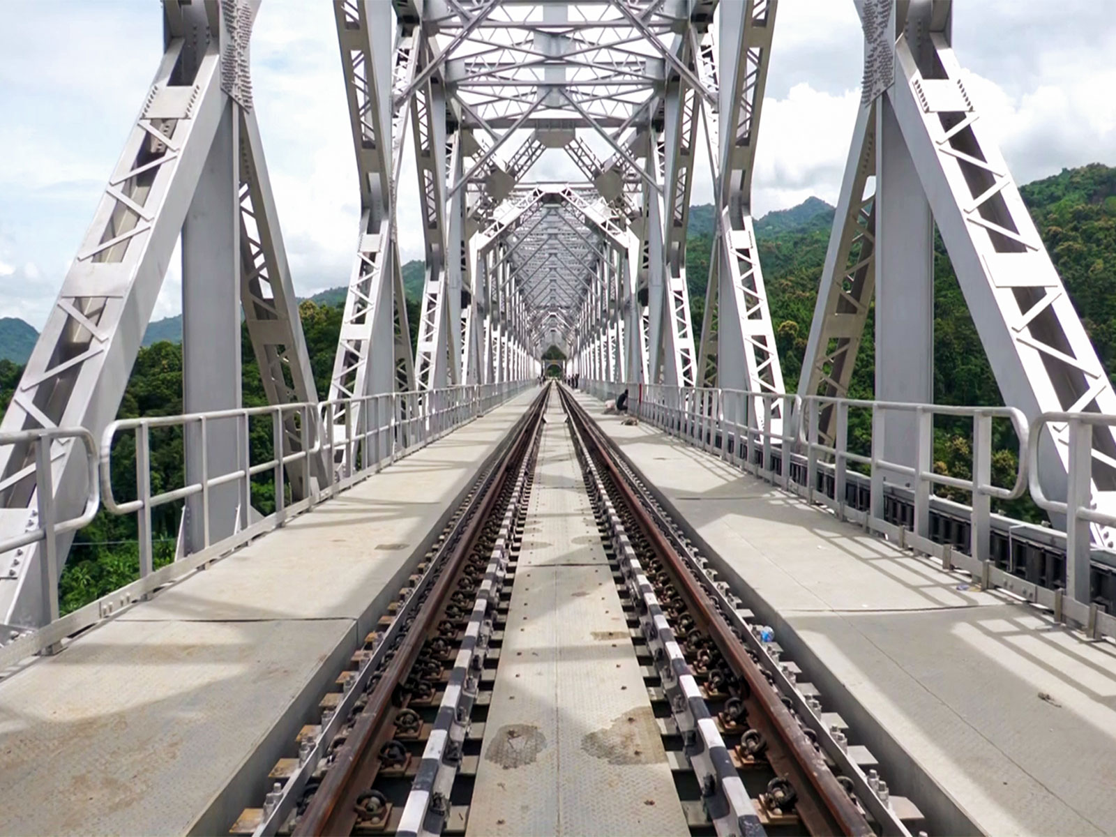 Bairabi-Sairang rail line (Photo/ANI) Bairabi-Sairang rail line (Photo/ANI)