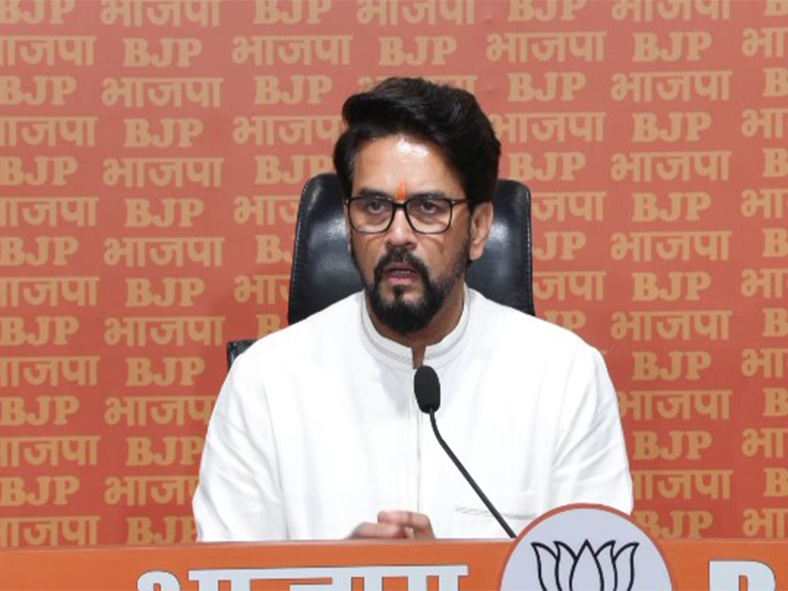 Bharatiya Janata Party leader Anurag Thakur (Photo/ANI) Bharatiya Janata Party leader Anurag Thakur (Photo/ANI)