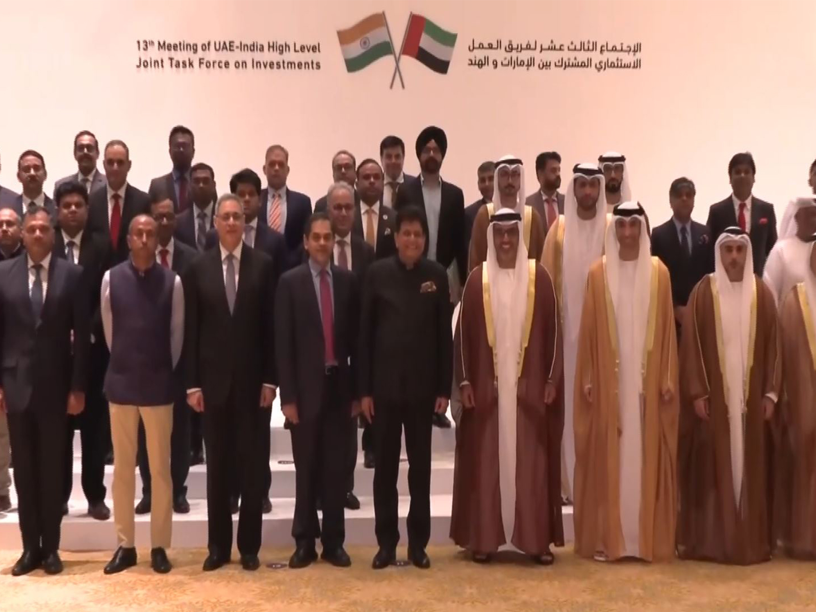 Union Commerce & Industry Minister Piyush Goyal with Sheikh Hamed bin Zayed Al Nahyan (Photo/ANI) Union Commerce & Industry Minister Piyush Goyal with Sheikh Hamed bin Zayed Al Nahyan (Photo/ANI)