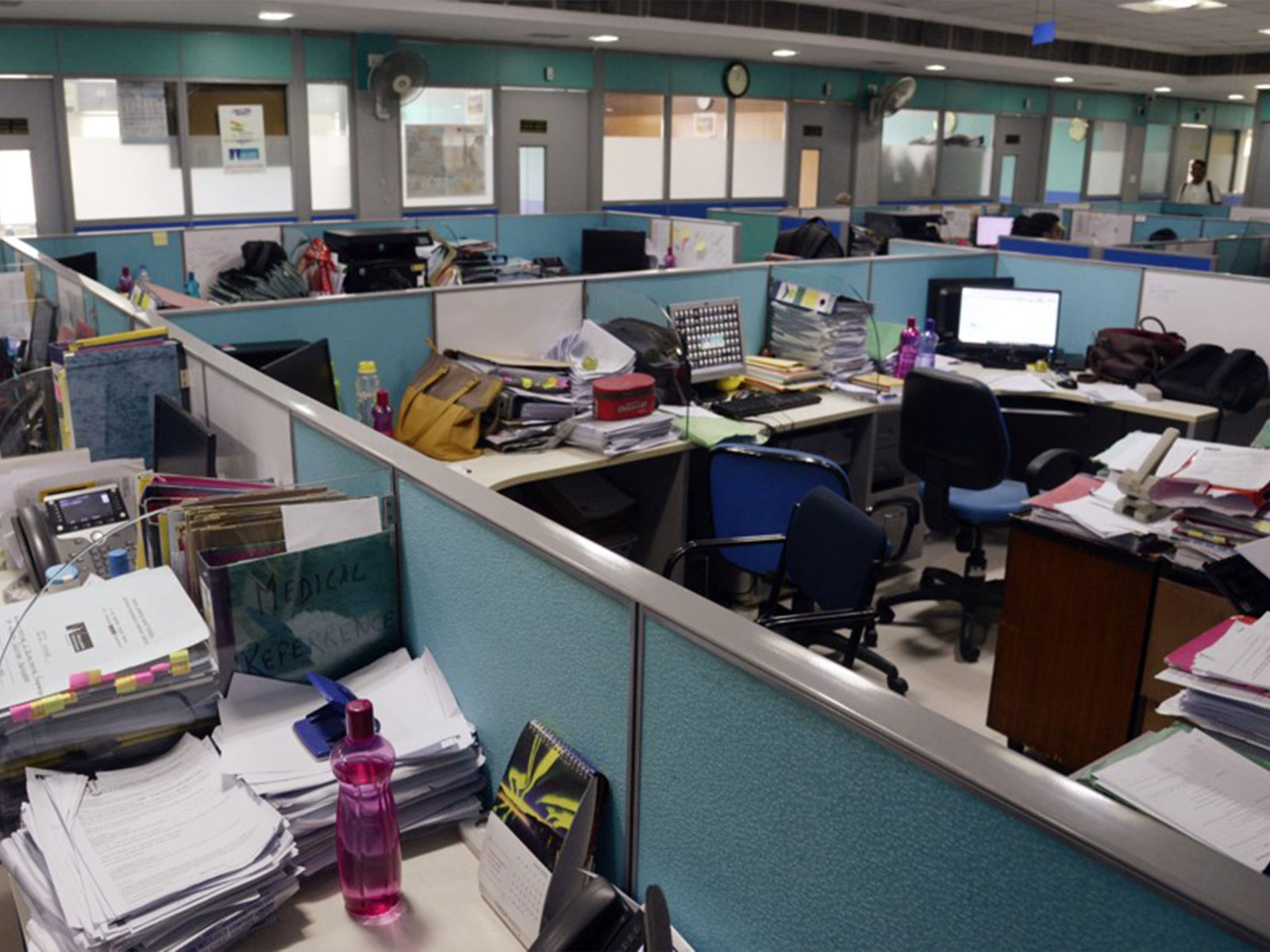 Deserted view of an insurance company office (File Photo/ANI) Deserted view of an insurance company office (File Photo/ANI)