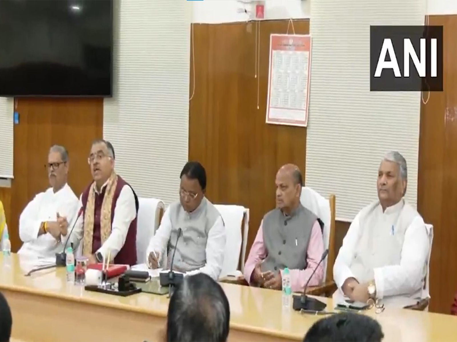 Odisha CM Mohan Charan Majhi convenes Legislature Party meeting (Photo/ANI) Odisha CM Mohan Charan Majhi convenes Legislature Party meeting (Photo/ANI)