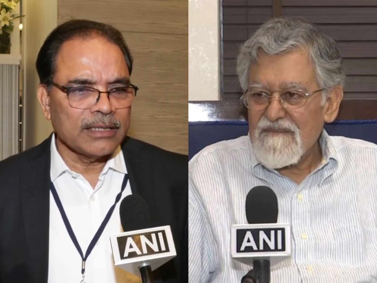 Arun Misra, Chairman of the CII National Committee on Mining (Left), Dr. Arvind Virmani, member Niti Aayog (Right) (Photo/ANI) Arun Misra, Chairman of the CII National Committee on Mining (Left), Dr. Arvind Virmani, member Niti Aayog (Right) (Photo/ANI)