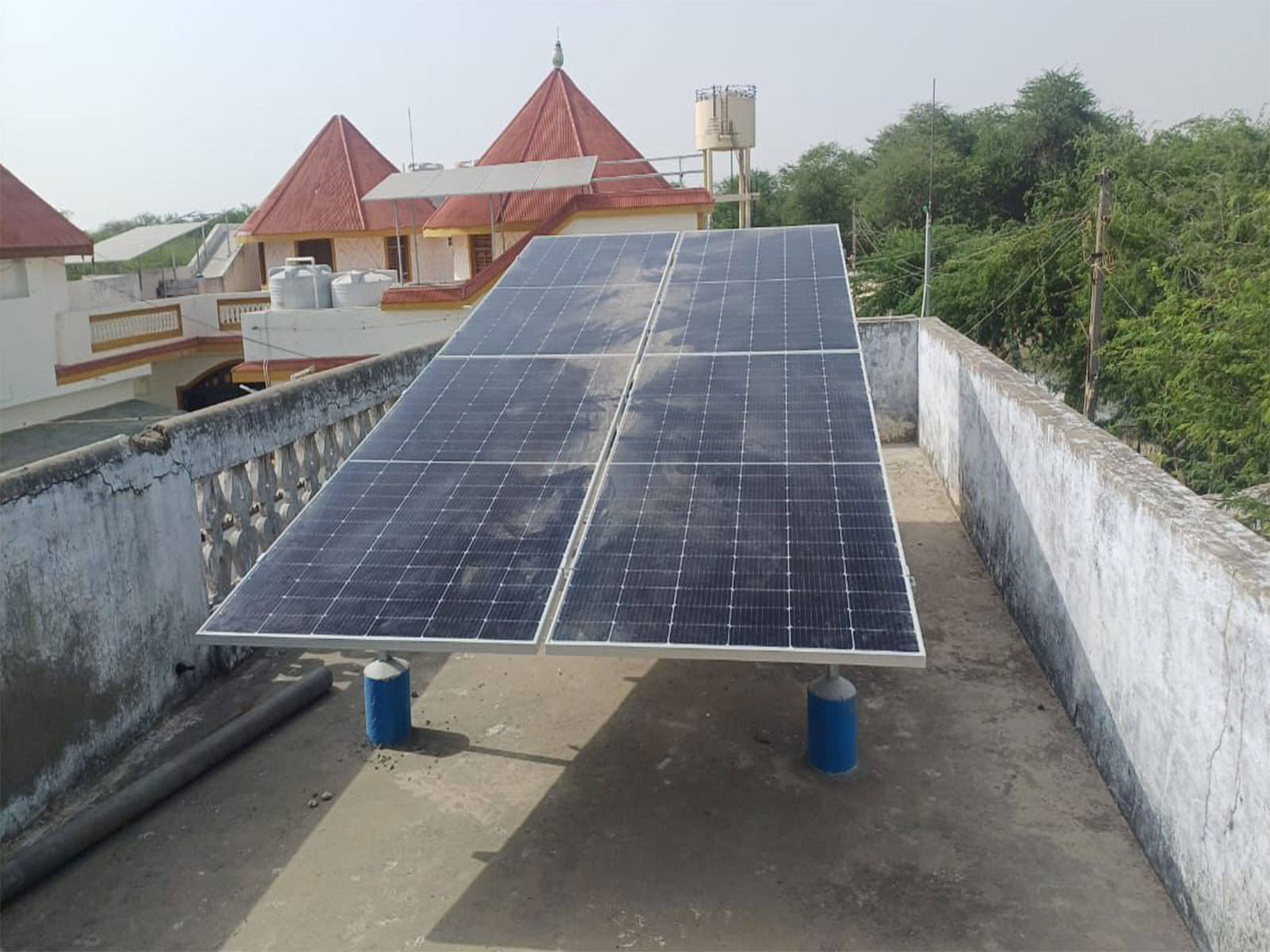 Solar rooftop installed in one of the homes in Dhordo village (Photo/CMO) Solar rooftop installed in one of the homes in Dhordo village (Photo/CMO)