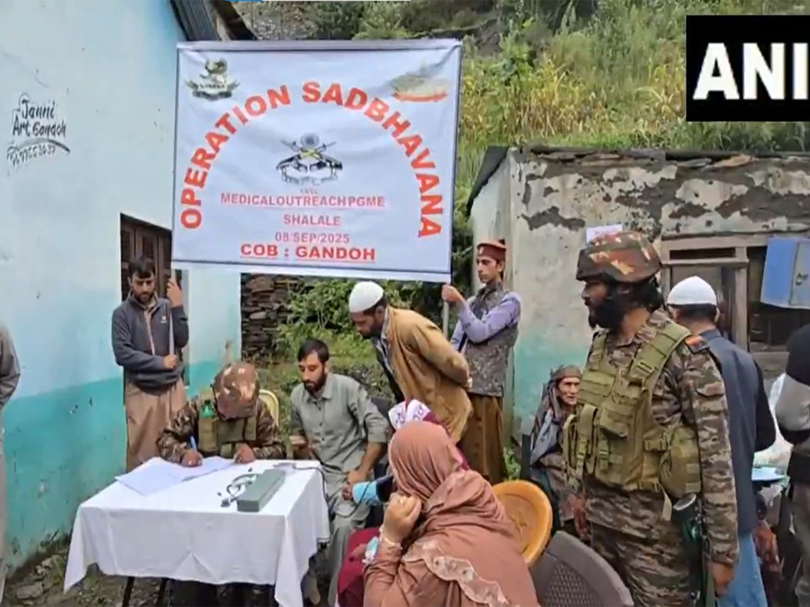 Indian Army held free 5-day medical camp in Doda' Bhalesa. (Photo/ANI) Indian Army held free 5-day medical camp in Doda' Bhalesa. (Photo/ANI)