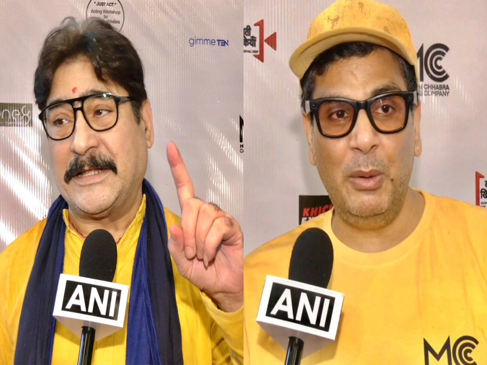 Actor Yashpal Sharma, Mukesh Chhabra (Photo: ANI) Actor Yashpal Sharma, Mukesh Chhabra (Photo: ANI)