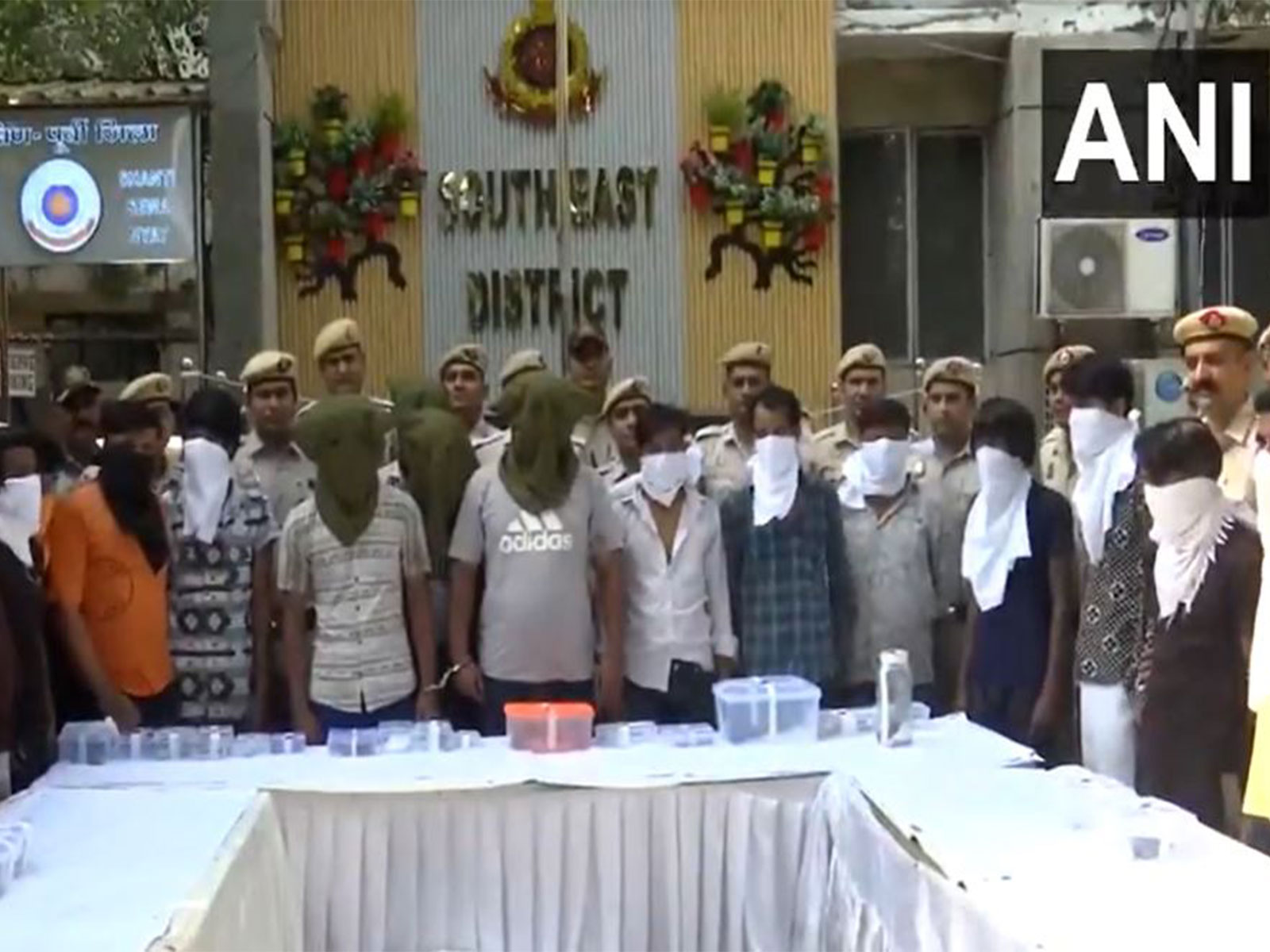 Delhi police arrests 63 accused; 15 pistols, MDMA, cocaine, heroin and cash recovered (Photo/ANI) Delhi police arrests 63 accused; 15 pistols, MDMA, cocaine, heroin and cash recovered (Photo/ANI)