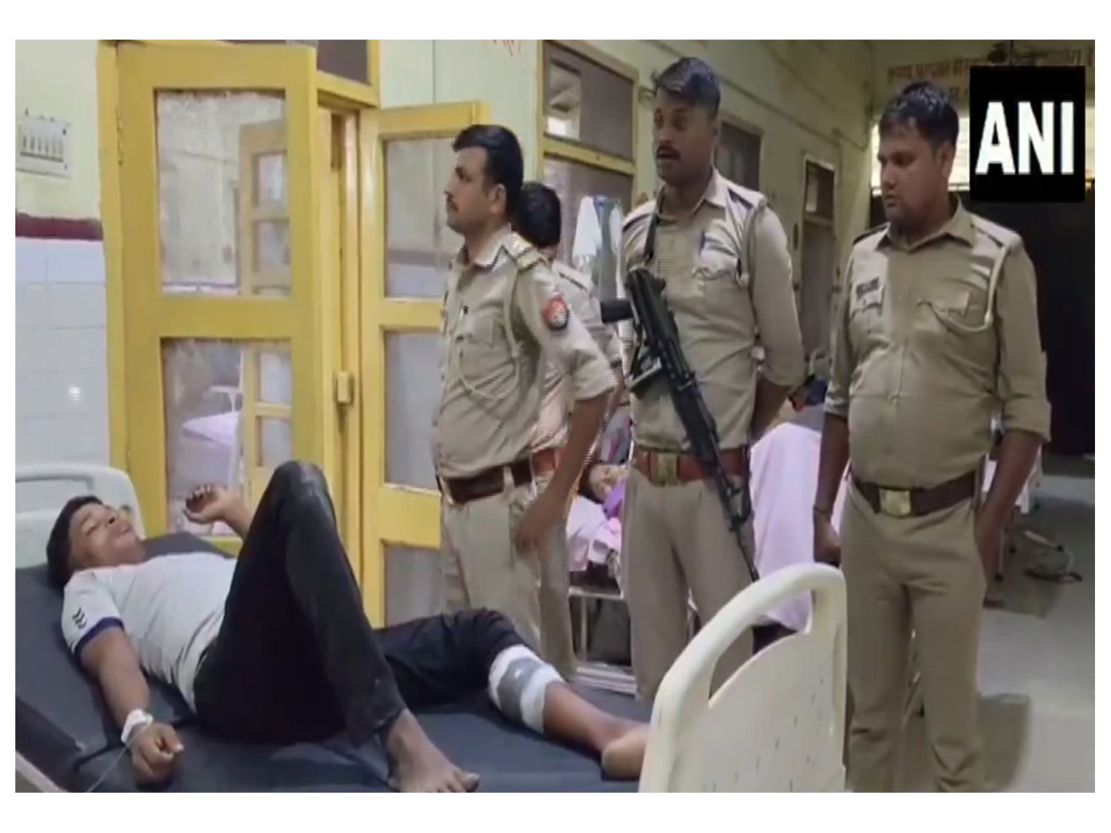 The accused sustained a gunshot injury during the encounter. (Photo/ANI) The accused sustained a gunshot injury during the encounter. (Photo/ANI)