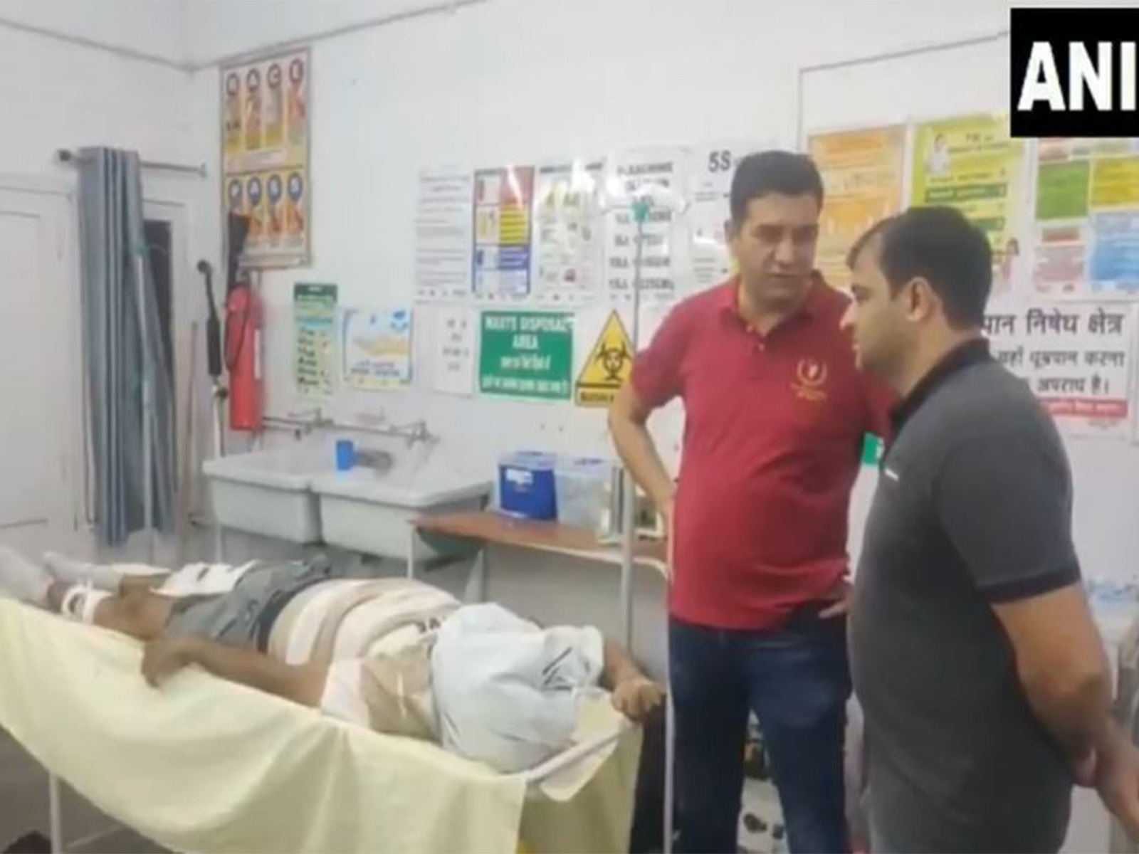 Aman, a shooter of Noni Rana gang, referred to LNJP Kurukshetra (Photo/ANI) Aman, a shooter of Noni Rana gang, referred to LNJP Kurukshetra (Photo/ANI)