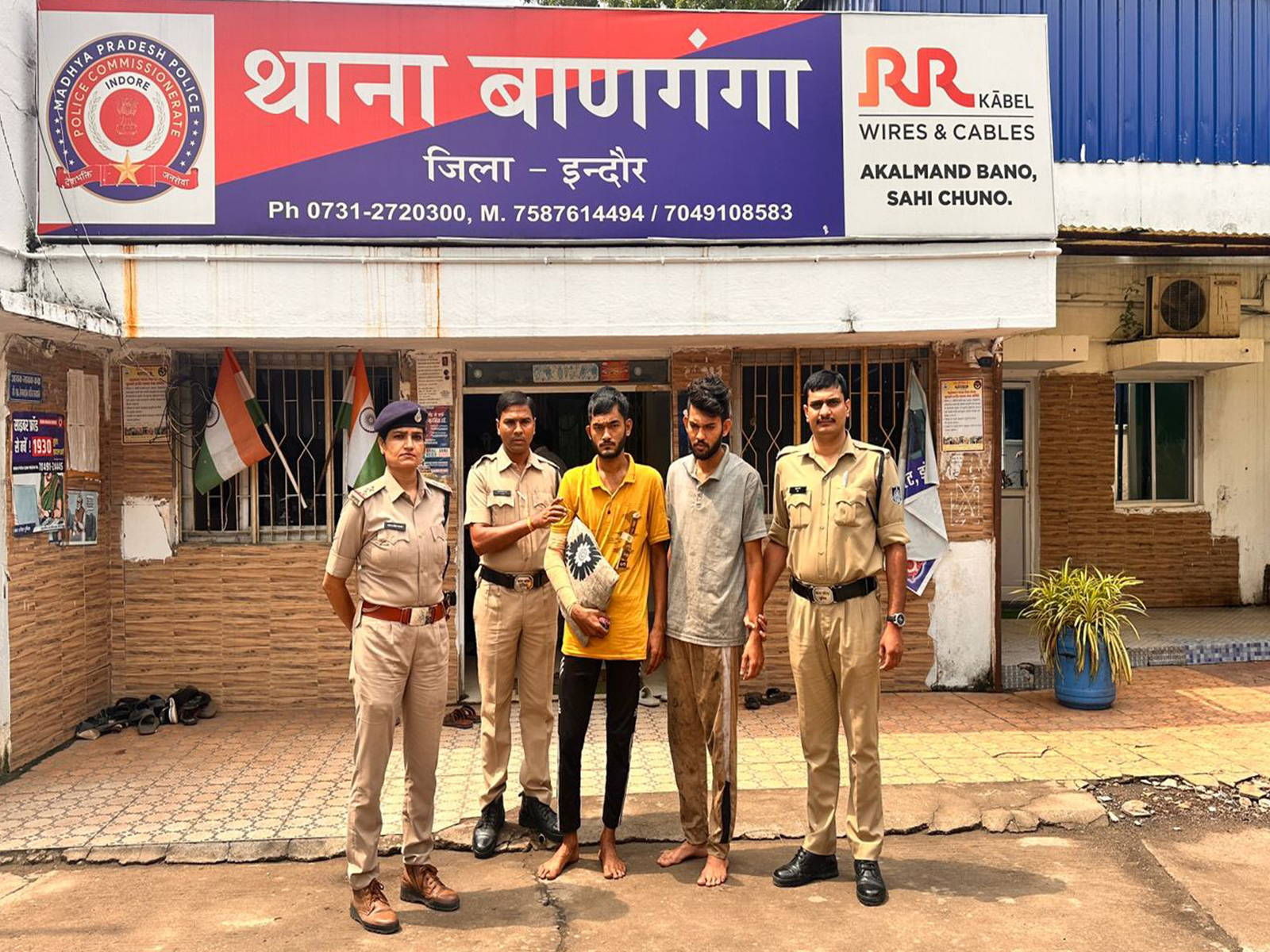 Accused in police custody (Photo/Indore Police) Accused in police custody (Photo/Indore Police)