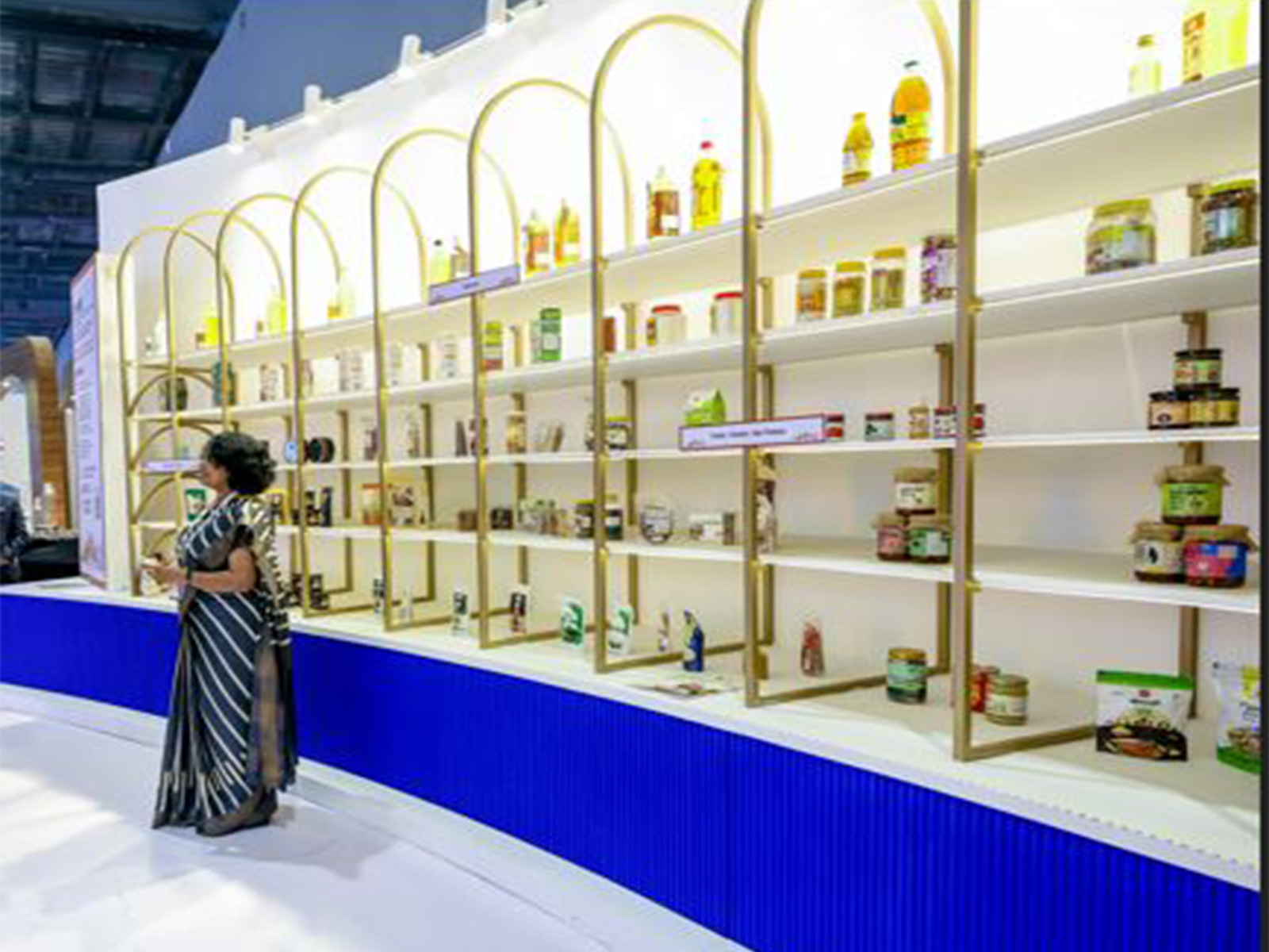 An Ayurveda and nutrition product stall at World Food India (File Photo/ANI) An Ayurveda and nutrition product stall at World Food India (File Photo/ANI)