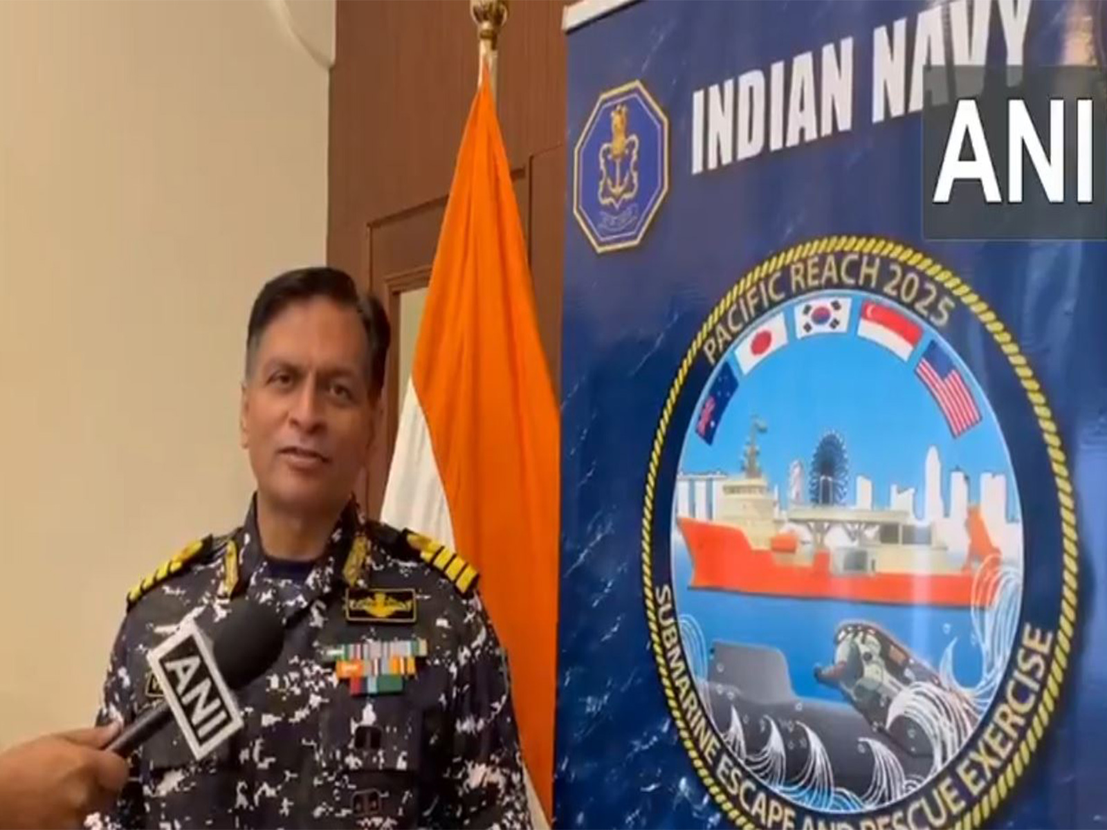 Commanding Officer INS Nistar Amitsubhro Banerji (Photo/ANI) 