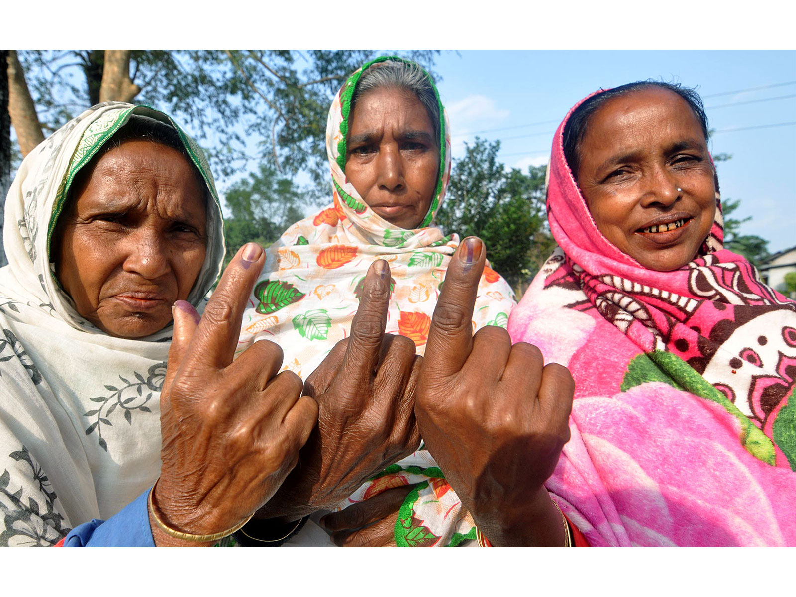 Female voters show their ink marked fingers during Bodoland elections (File Photo: ANI) Female voters show their ink marked fingers during Bodoland elections (File Photo: ANI)