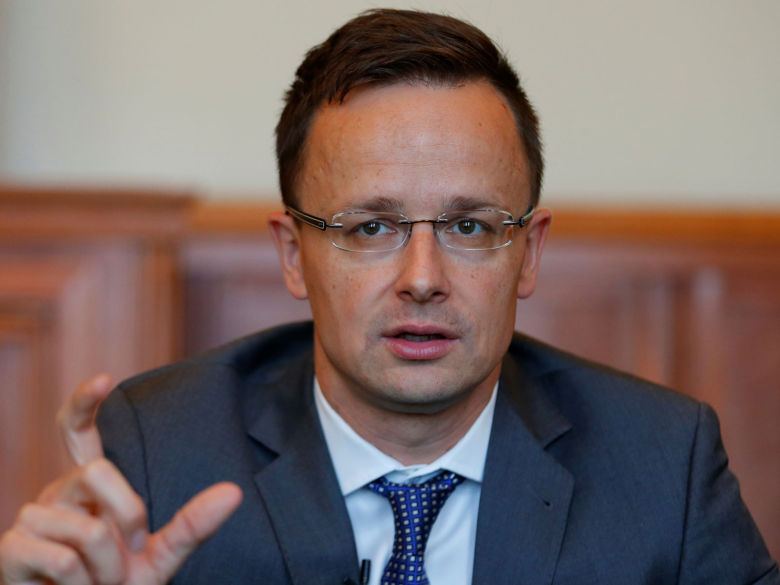 Hungarian Foreign Minister Peter Szijjarto (Photo/Reuters) Hungarian Foreign Minister Peter Szijjarto (Photo/Reuters)