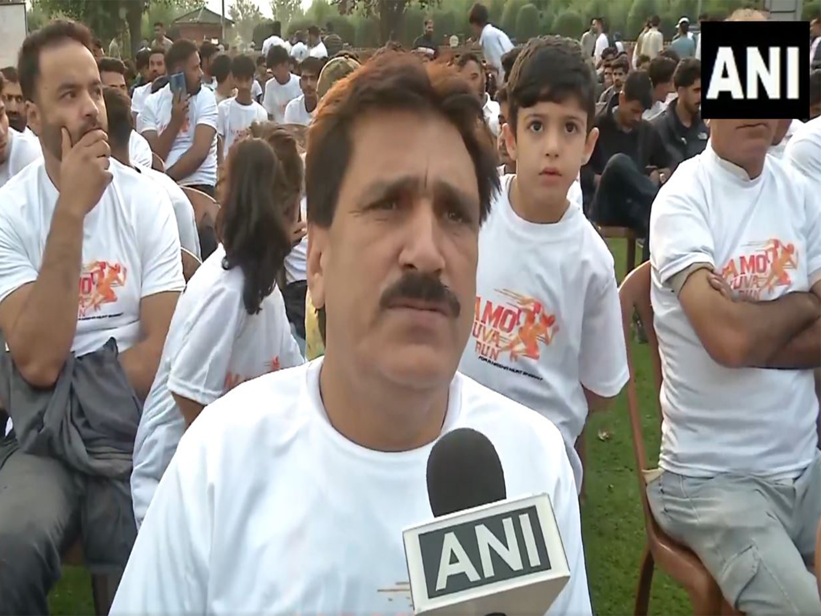 BJP leader Altaf Thakur on 'Namo Yuva Run' in Jammu and Kashmir (Photo/ANI) BJP leader Altaf Thakur on 'Namo Yuva Run' in Jammu and Kashmir (Photo/ANI)