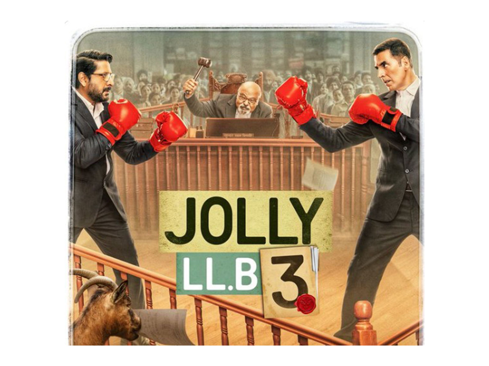 Jolly llb 3 poster (Photo/X/@taran_adarsh) Jolly llb 3 poster (Photo/X/@taran_adarsh)