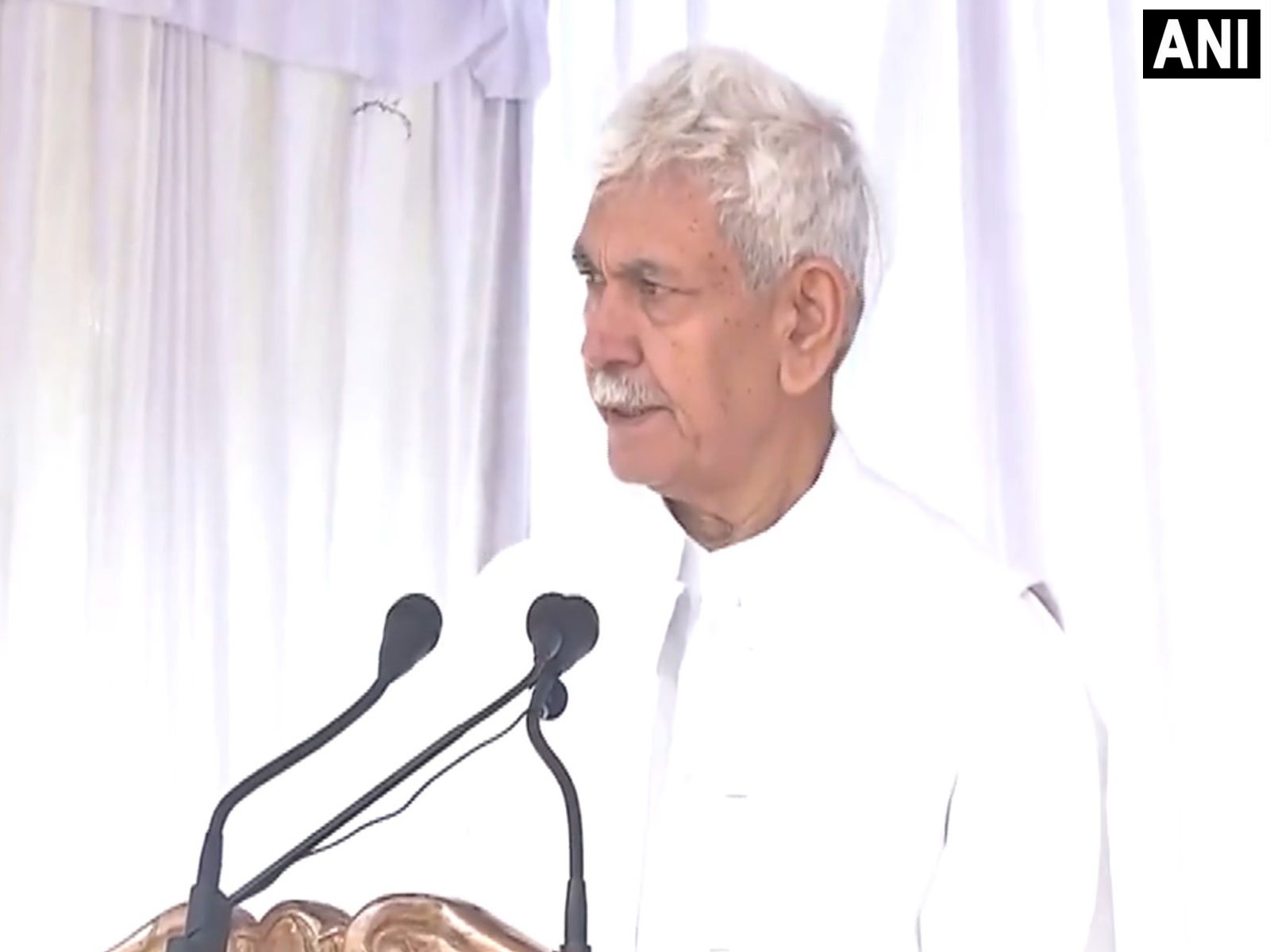 Jammu and Kashmir Lieutenant Governor Manoj Sinha (Photo/ANI) Jammu and Kashmir Lieutenant Governor Manoj Sinha (Photo/ANI)
