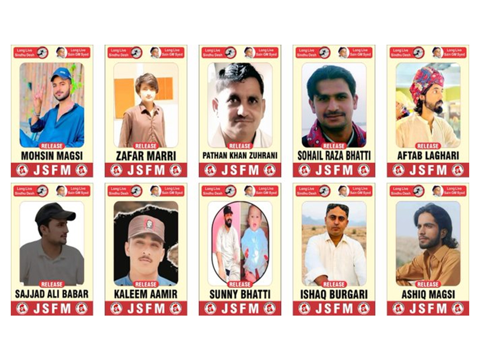 Pakistani agencies accused of targeting Sindhi political activists, abduction(Photo/X@JSFMOfficialOrg