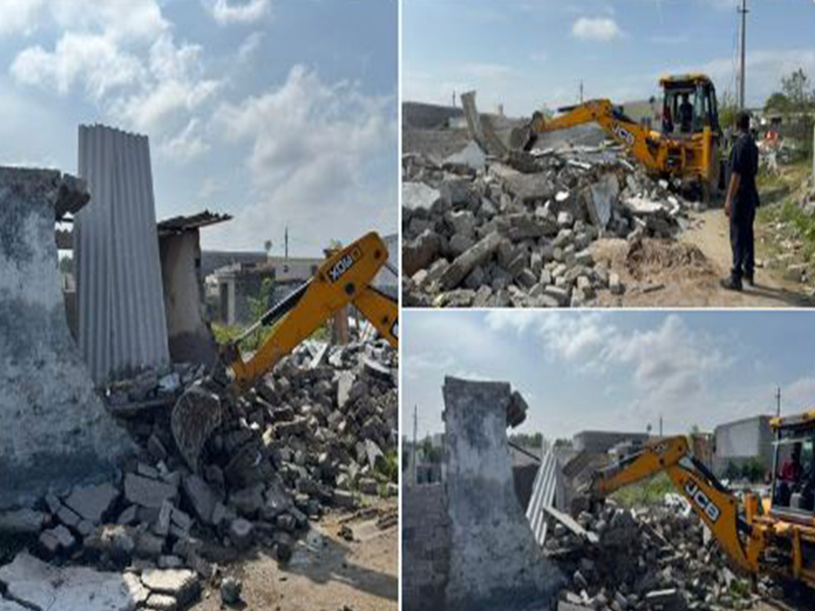 Visuals from the demolition site (Photo/X: @Comm_HYDRAA) Visuals from the demolition site (Photo/X: @Comm_HYDRAA)