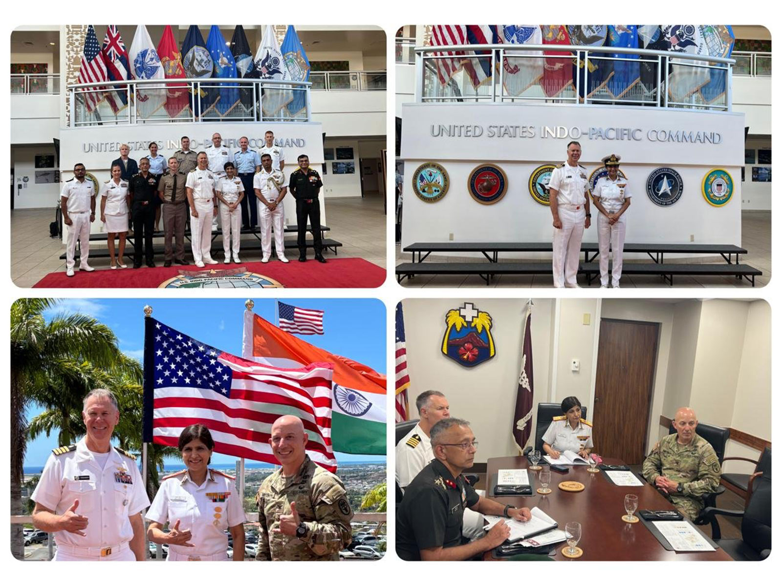 Indian Armed Forces Medical Services team at US Indo-Pacific Command facilities in Honolulu, Hawaii (Photo/Indian Army) Indian Armed Forces Medical Services team at US Indo-Pacific Command facilities in Honolulu, Hawaii (Photo/Indian Army)