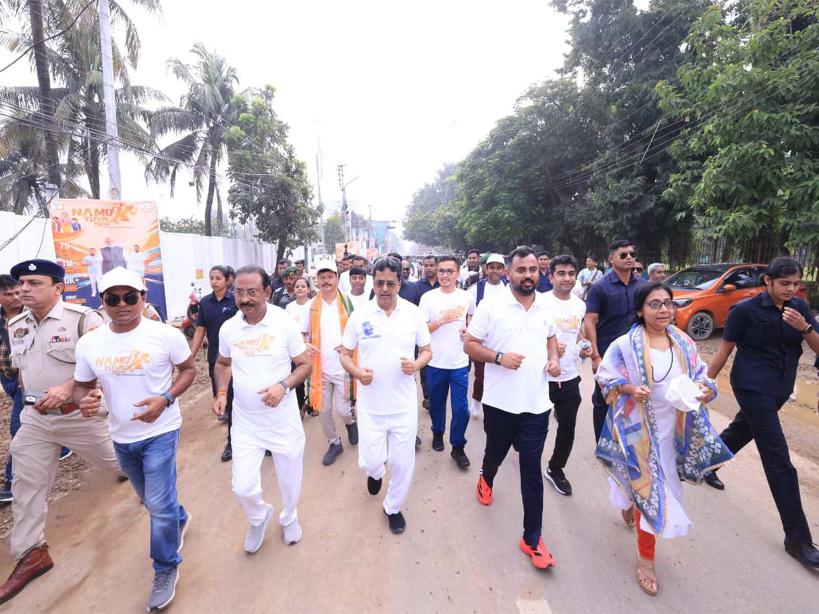 CM Manik Saha at Namo Yuva Run marathon (Photo/CMO) CM Manik Saha at Namo Yuva Run marathon (Photo/CMO)
