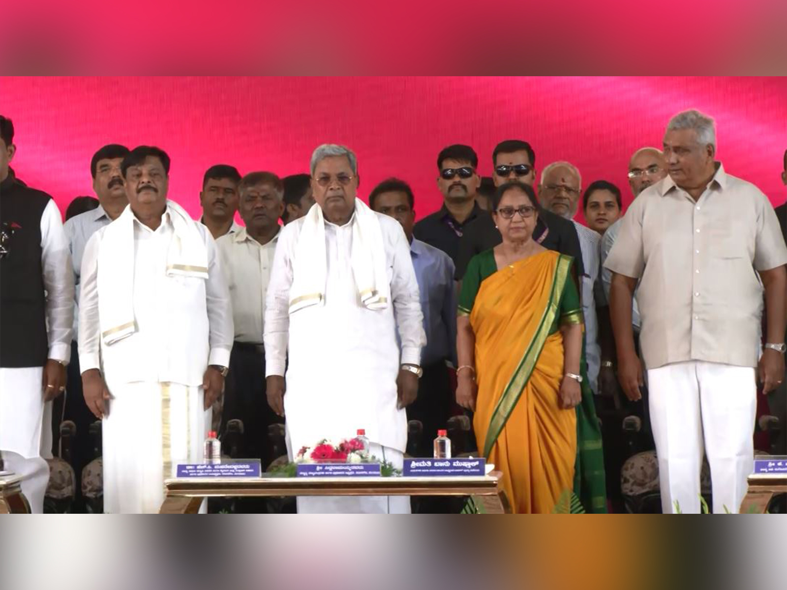 Karnataka CM Siddaramaiah and Booker Prize winner Bhanu Mushtaq at Mysuru Dasara celebrations (Photo/ANI) Karnataka CM Siddaramaiah and Booker Prize winner Bhanu Mushtaq at Mysuru Dasara celebrations (Photo/ANI)