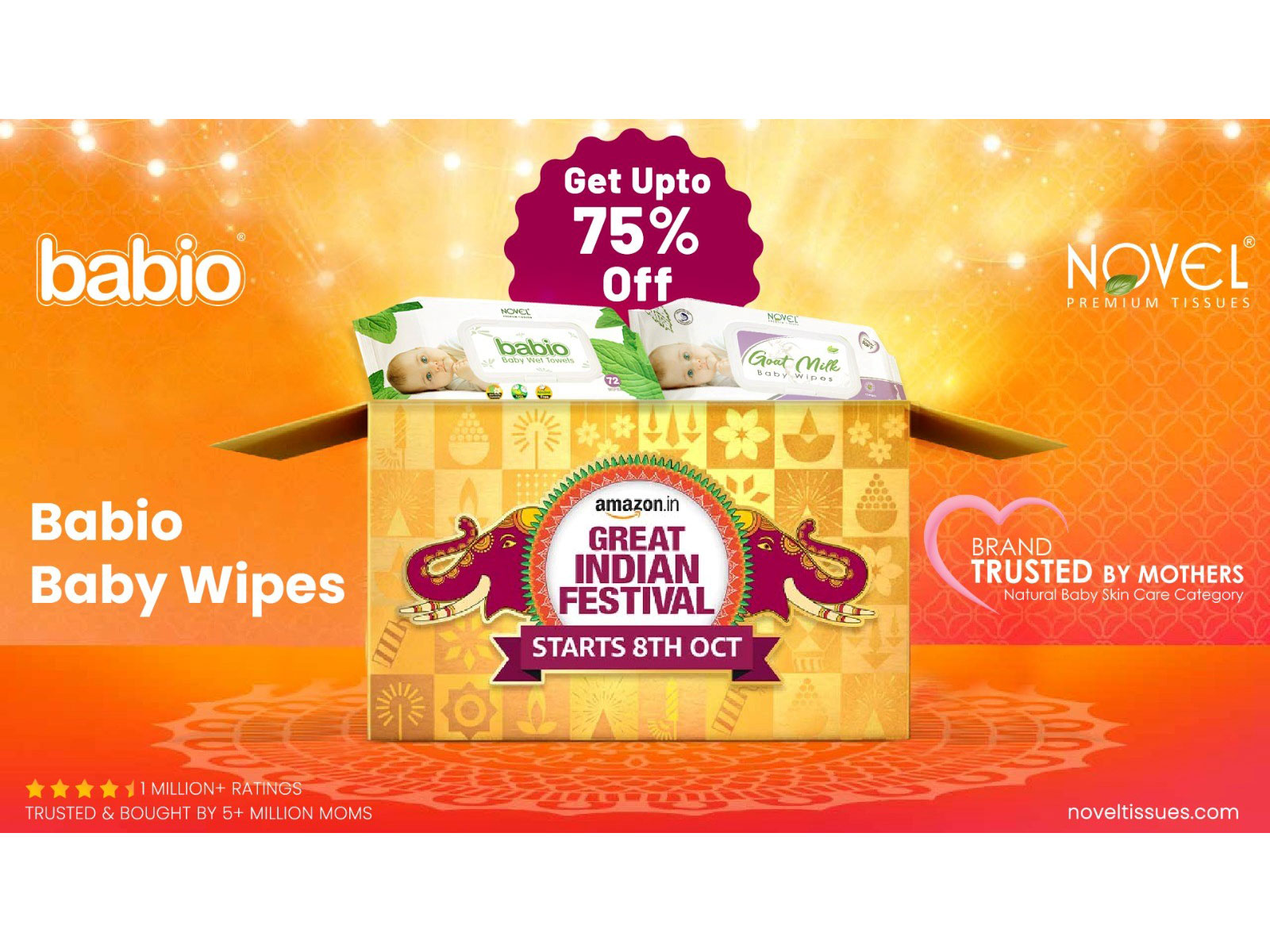 Amazon Great Indian Sale: Bring Big Savings on Novel Babio Baby Products for Indian Parents Amazon Great Indian Sale: Bring Big Savings on Novel Babio Baby Products for Indian Parents