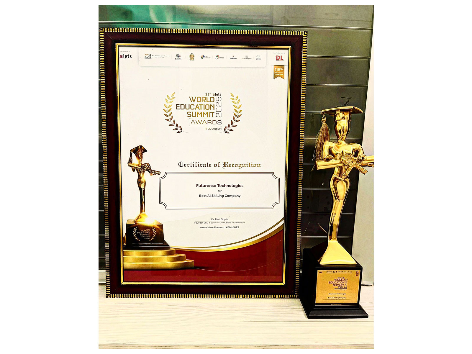 Futurense Honored at World Education Summit 2025 Futurense Honored at World Education Summit 2025