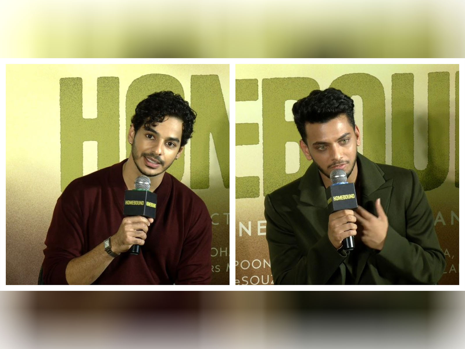 Actors Ishaan Khatter and Vishal Jethwa (Image source: ANI) Actors Ishaan Khatter and Vishal Jethwa (Image source: ANI)
