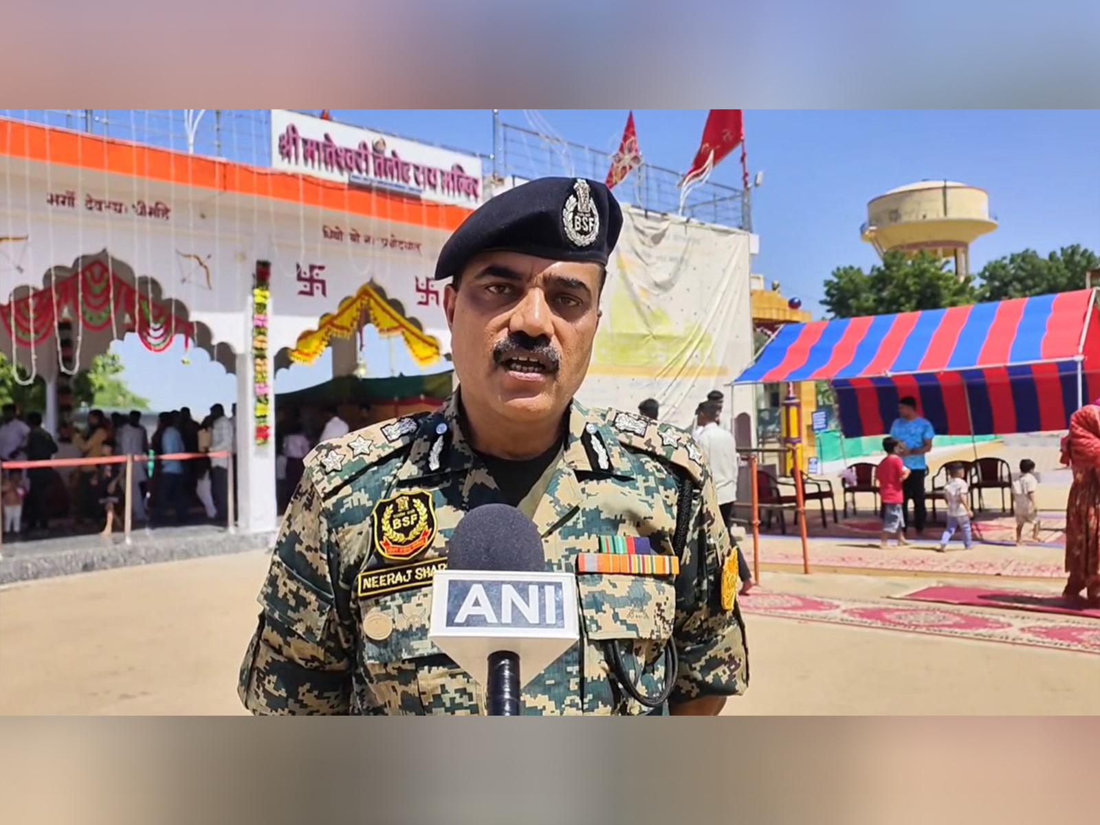 BSF Commandant Neeraj Sharma (Photo/ANI) BSF Commandant Neeraj Sharma (Photo/ANI)