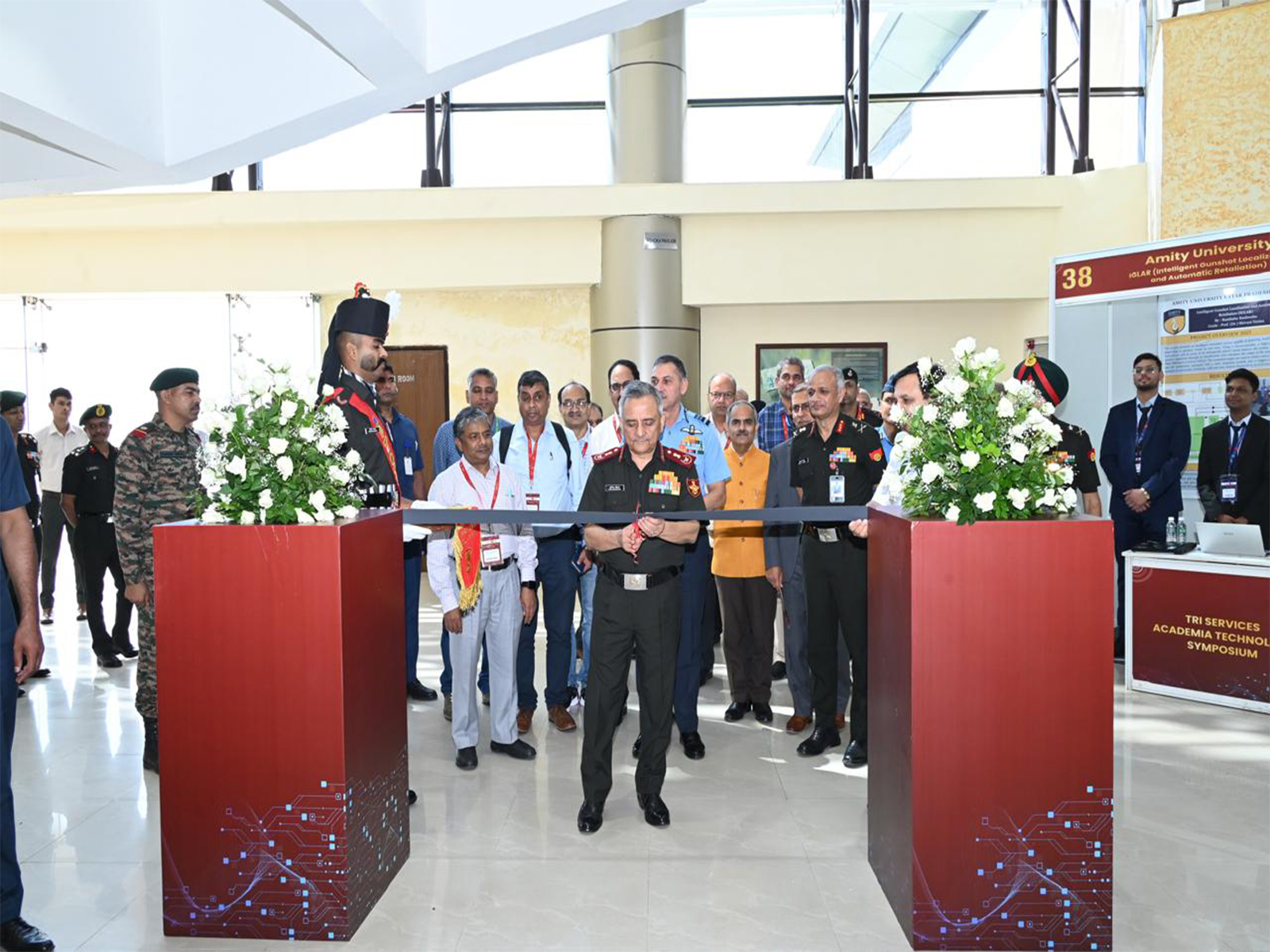 The symposium was inaugurated by Chief of Defence Staff (CDS), General Anil Chauhan(Photo: @HQ_IDS_India/X) The symposium was inaugurated by Chief of Defence Staff (CDS), General Anil Chauhan(Photo: @HQ_IDS_India/X)