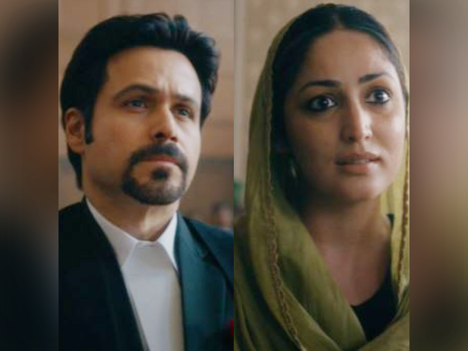 Emraan Hashmi, Yami Gautam in HAQ teaser (Photo/Instagram@therealemraan) Emraan Hashmi, Yami Gautam in HAQ teaser (Photo/Instagram@therealemraan)