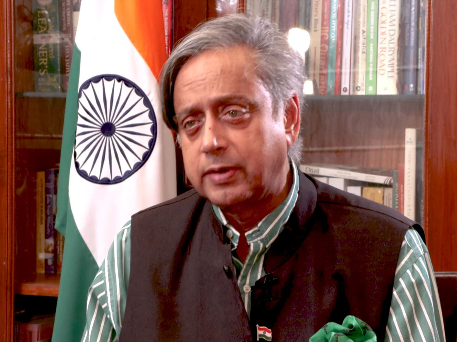  Congress leader and Lok Sabha MP Shashi Tharoor (Photo/ANI)