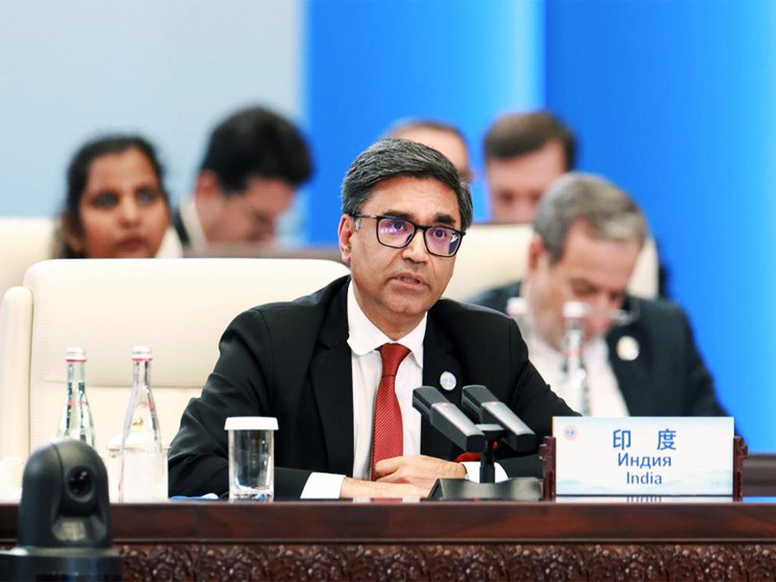Foreign Secretary Vikram Misri a recipient of the Special Award from Hindu College OSA (File Photo /ANI) Foreign Secretary Vikram Misri a recipient of the Special Award from Hindu College OSA (File Photo /ANI)
