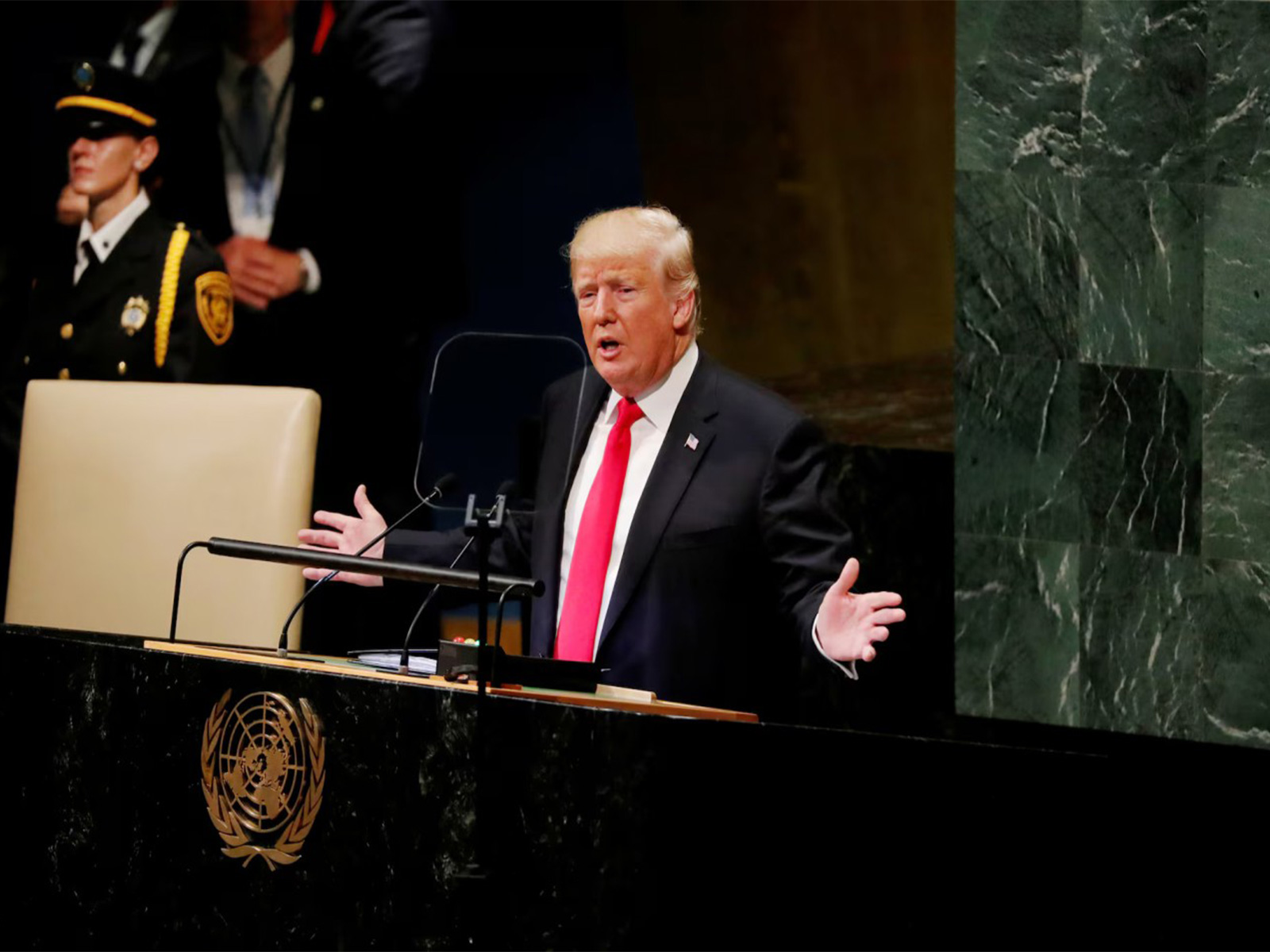 US President Donald Trump addressed the 73rd session of the United Nations General Assembly in New York (File Photo/Reuters) US President Donald Trump addressed the 73rd session of the United Nations General Assembly in New York (File Photo/Reuters)