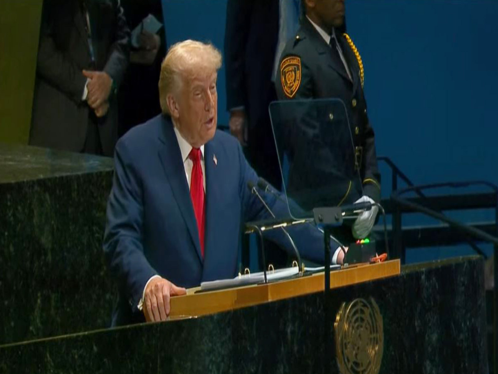 US President Donald Trump addresses the 80th United Nations General Assembly in New York, urging an immediate halt to the Gaza war (Photo/YouTube) US President Donald Trump addresses the 80th United Nations General Assembly in New York, urging an immediate halt to the Gaza war (Photo/YouTube)