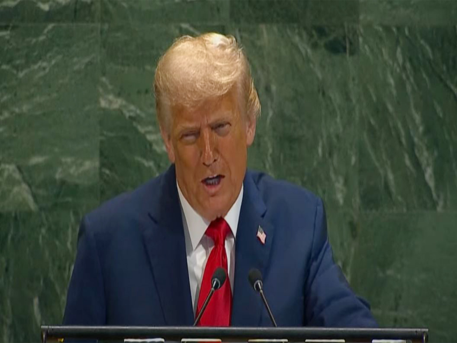 US President Donald Trump addresses the United Nations, calling it a “great honor” and noting glitches with a faulty teleprompter and escalator (Photo/YouTube) US President Donald Trump addresses the United Nations, calling it a “great honor” and noting glitches with a faulty teleprompter and escalator (Photo/YouTube)