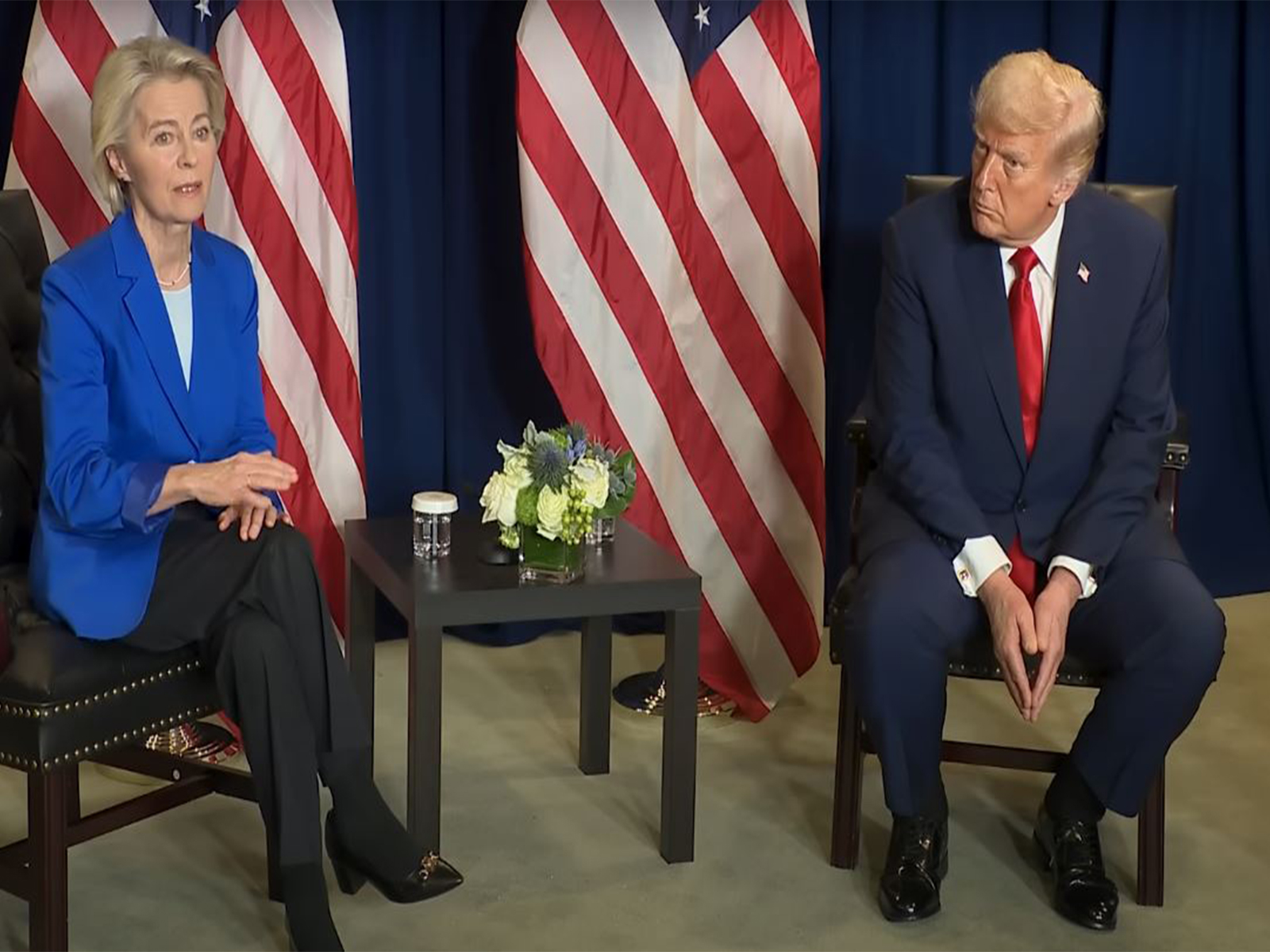 US President Donald Trump with European Commission President Ursula von der Leyen (Photo/WhiteHouseYoutube) US President Donald Trump with European Commission President Ursula von der Leyen (Photo/WhiteHouseYoutube)