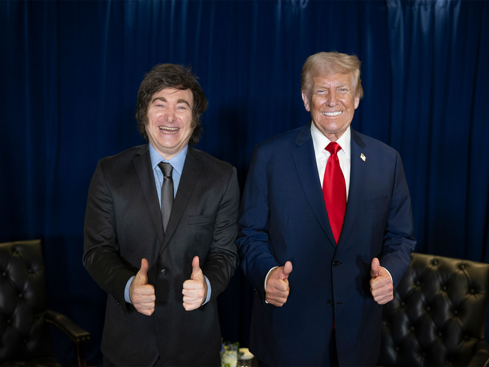 US President Donald Trump with President of Argentina Javier Milei (Image: X@WhiteHouse) US President Donald Trump with President of Argentina Javier Milei (Image: X@WhiteHouse)