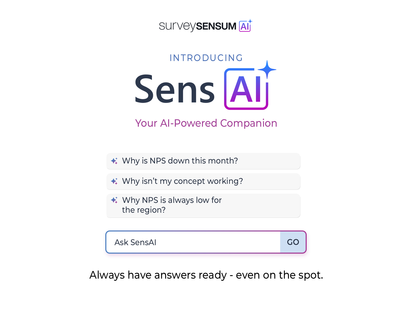 SurveySensum Leads the Charge, Enabling the Shift from Passive Listening to Agentic Action
