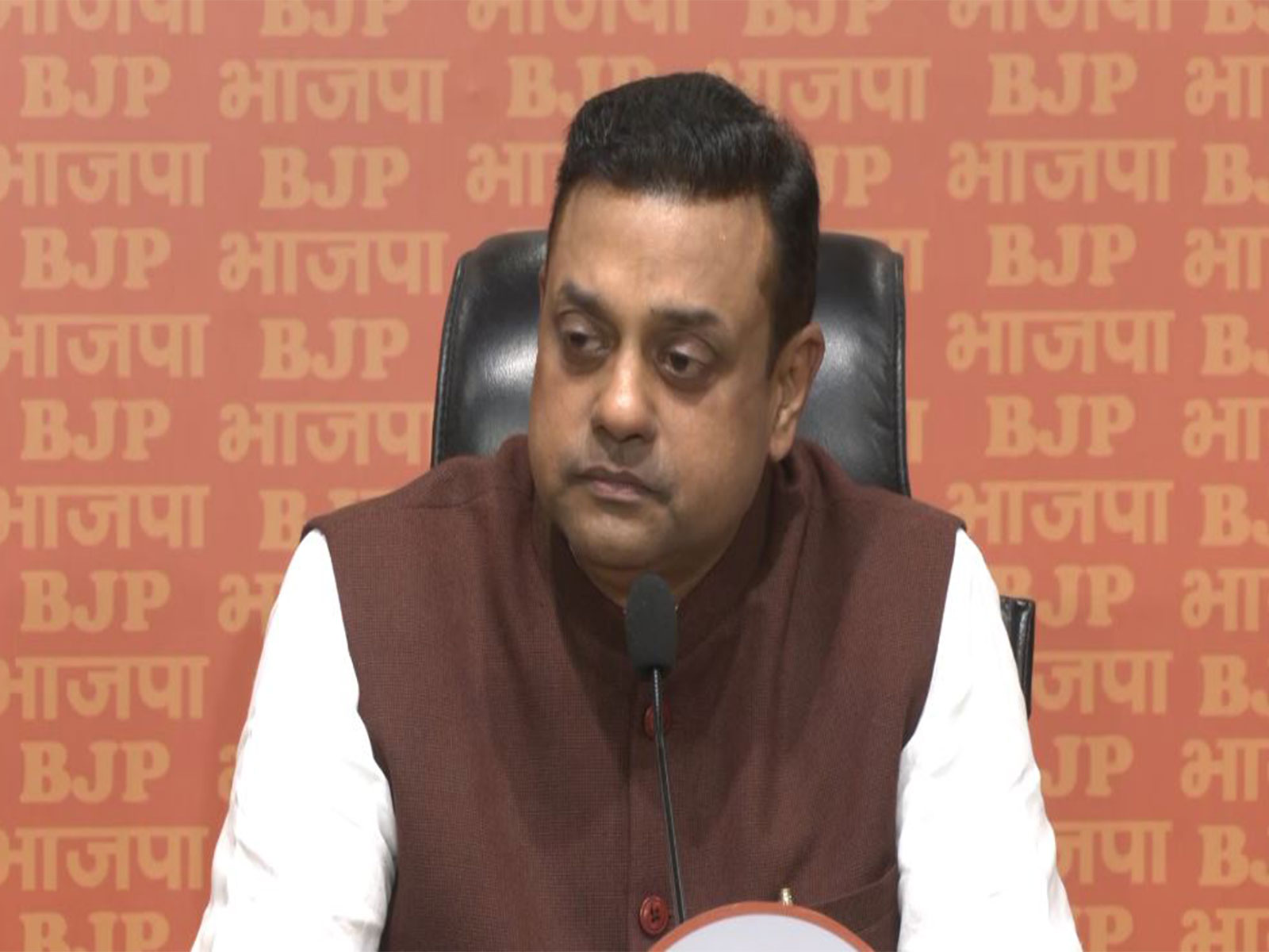 BJP MP Sambit Patra (Photo/ANI) BJP MP Sambit Patra (Photo/ANI)