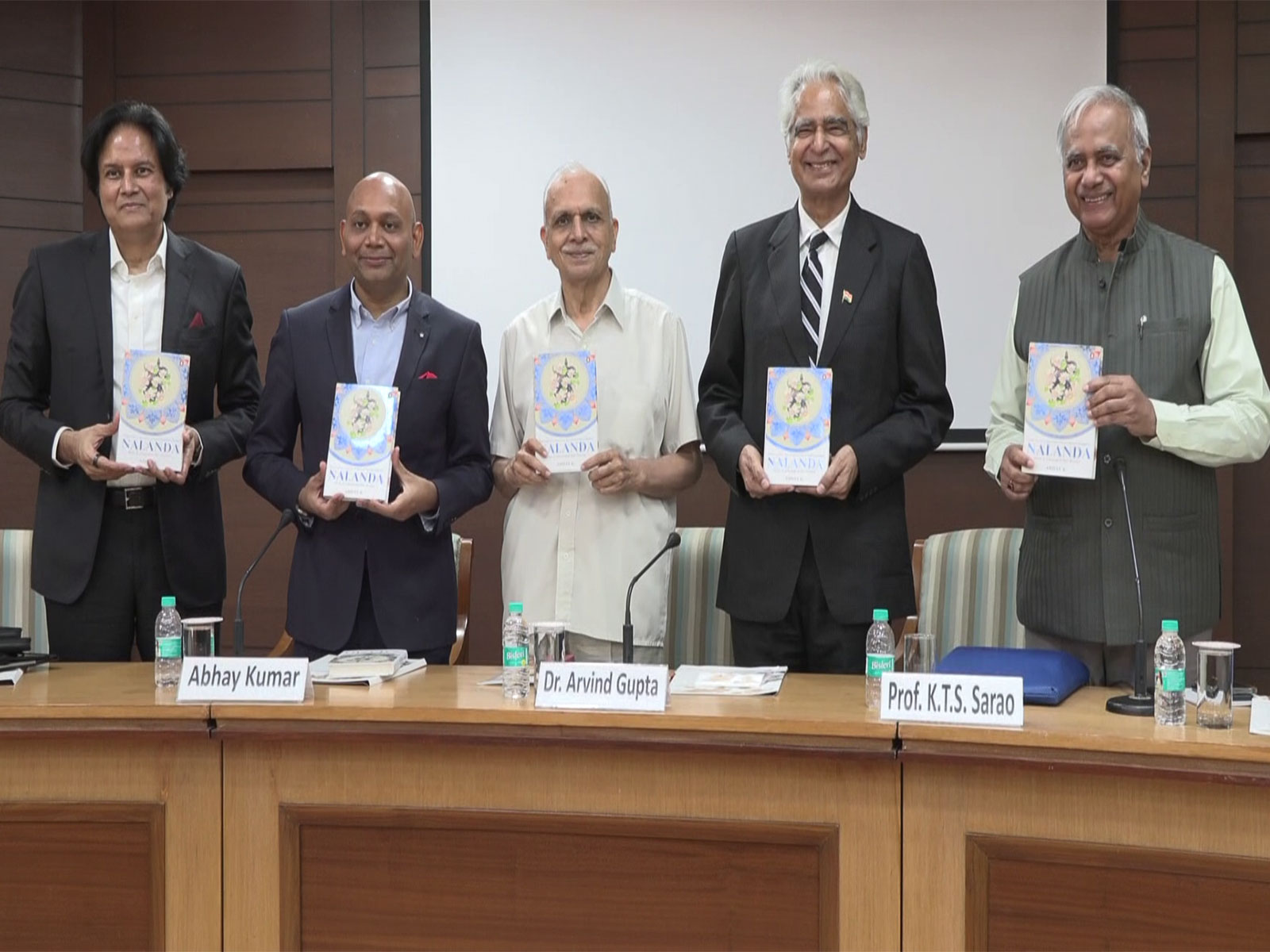 Abhay K unveiled his book, ‘Nalanda: How It Changed the World’ (Photo: ANI) Abhay K unveiled his book, ‘Nalanda: How It Changed the World’ (Photo: ANI)